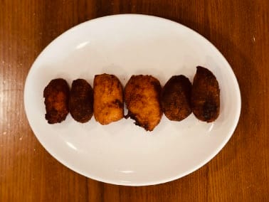 Croquetas de xamón asado