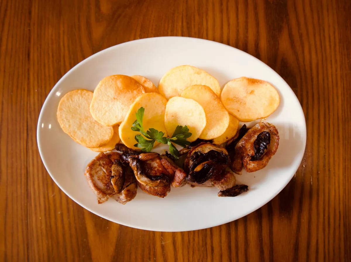 Solomillo de cerdo con patatas